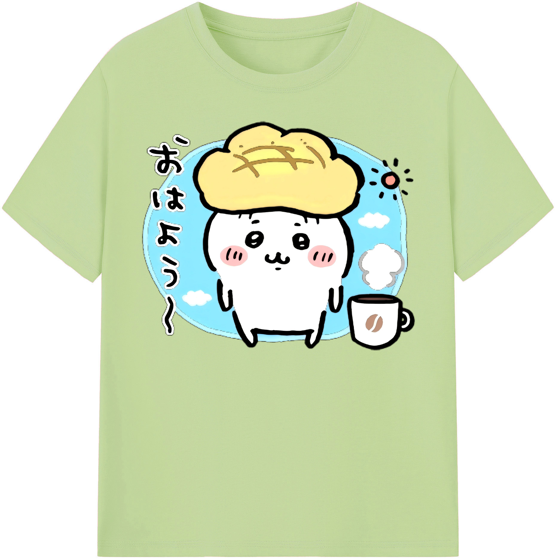 （画像用） ちいかわ ちいかわ Chii-kawa chiikawa 綿100％半袖Tシャツ（フロントプリント）
